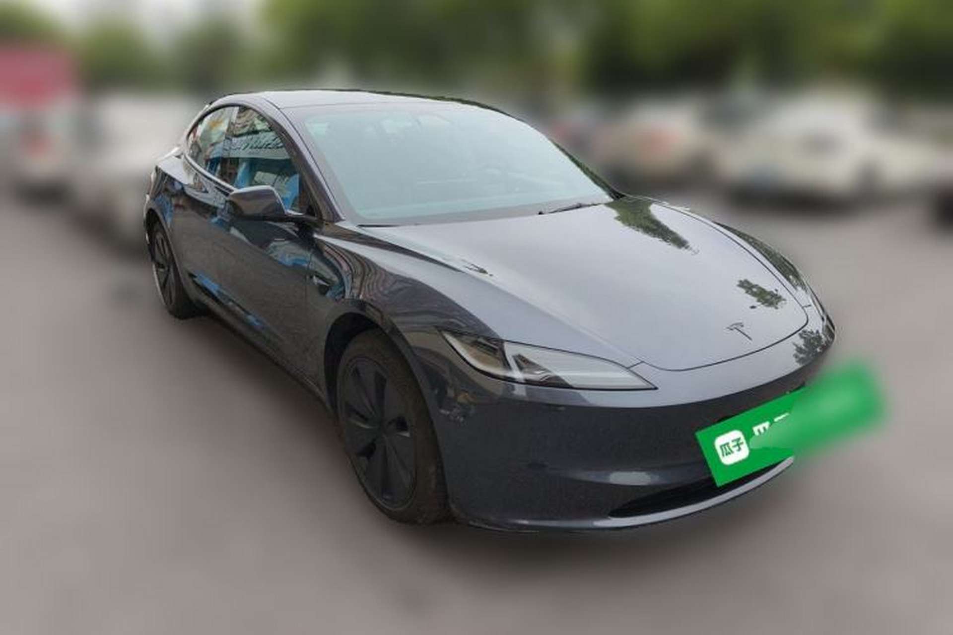 Used Tesla Model 3 2025 Model Revised Long-Range Rear-Wheel-Drive Version Front Right 45 Deg