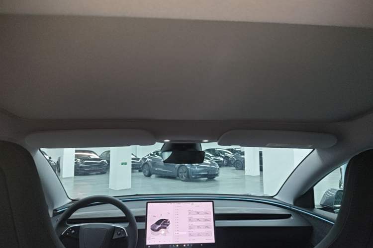 Used Tesla Model 3 2025 Model Revised High-Performance All-Wheel-Drive Version Headliner