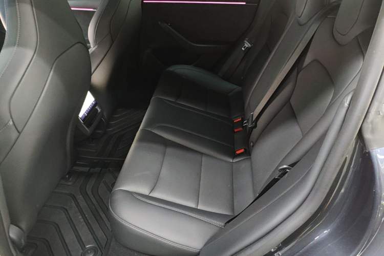Used Tesla Model 3 2025 Model High-Performance All-Wheel-Drive Version Left Rear Seat