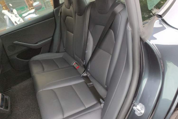 Used Tesla Model 3 2025 Model Revised Long-Range Rear-Wheel-Drive Version Left Rear Seat