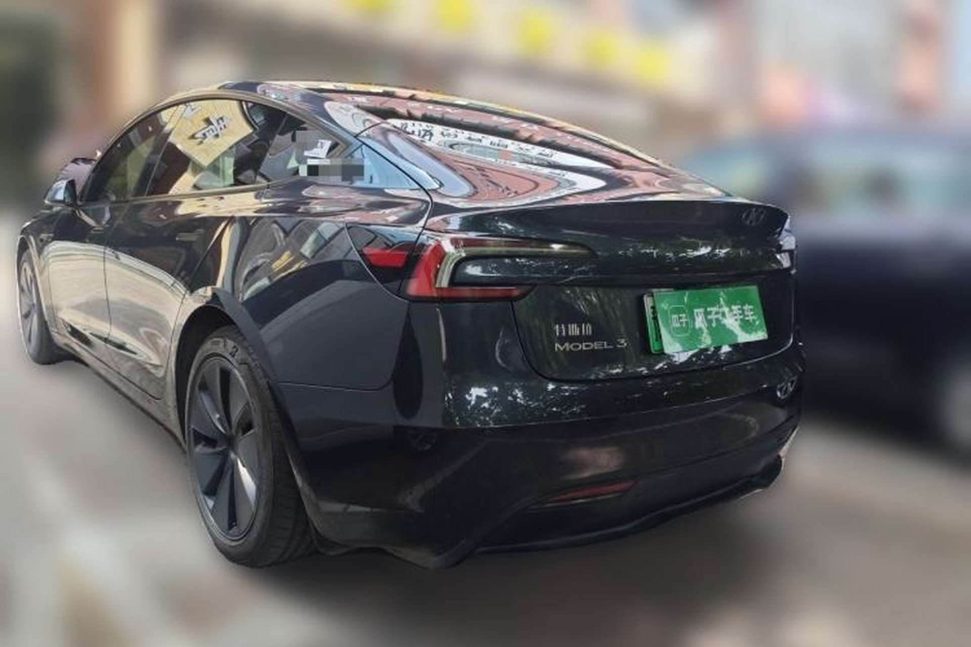 Used Tesla Model 3 2025 Rear-Wheel-Drive Version Rear Left 45 Deg