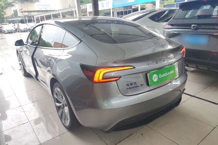 Used Tesla Model 3 2025 Model Long-Range Rear-Wheel-Drive Version Rear Left 45 Deg