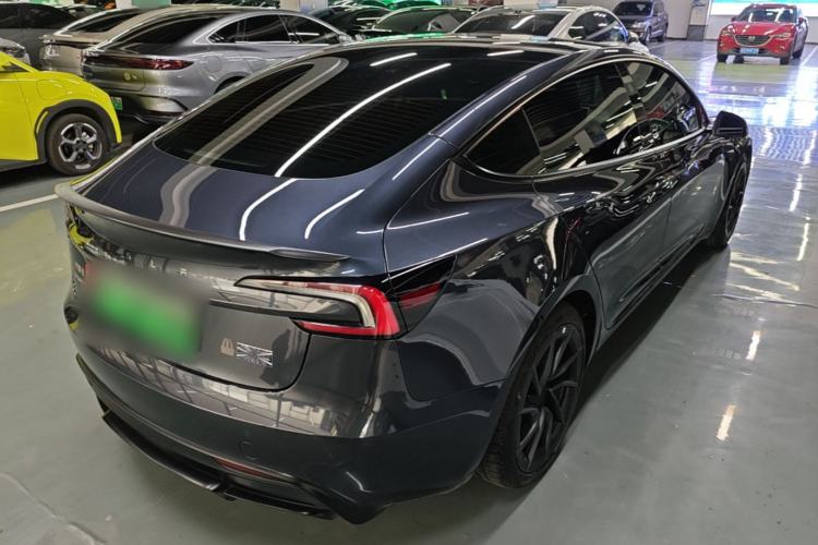 Used Tesla Model 3 2025 Model High-Performance All-Wheel-Drive Version Rear Right 45 Deg