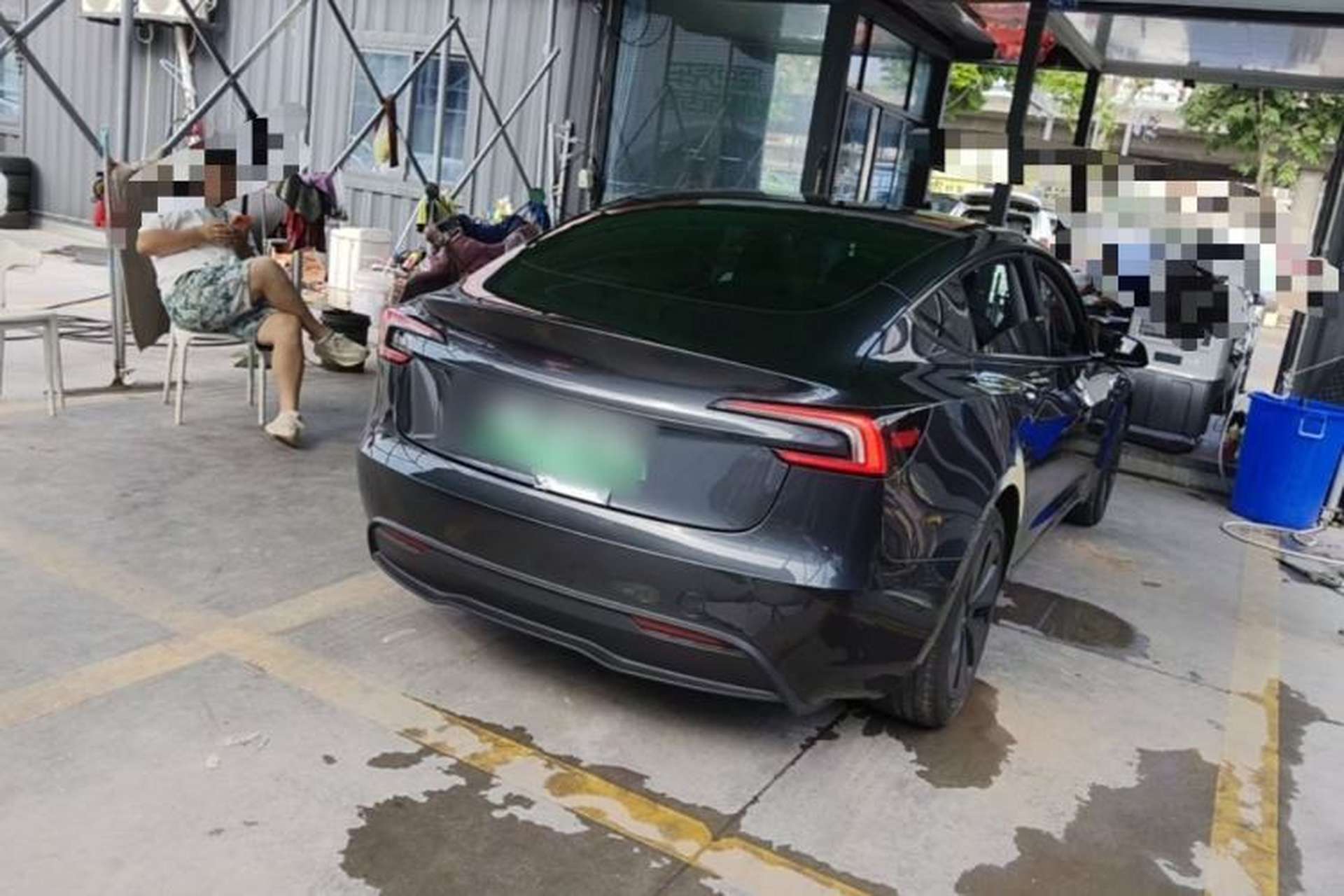 Used Tesla Model 3 2025 Rear-Wheel-Drive Version Rear Right 45 Deg