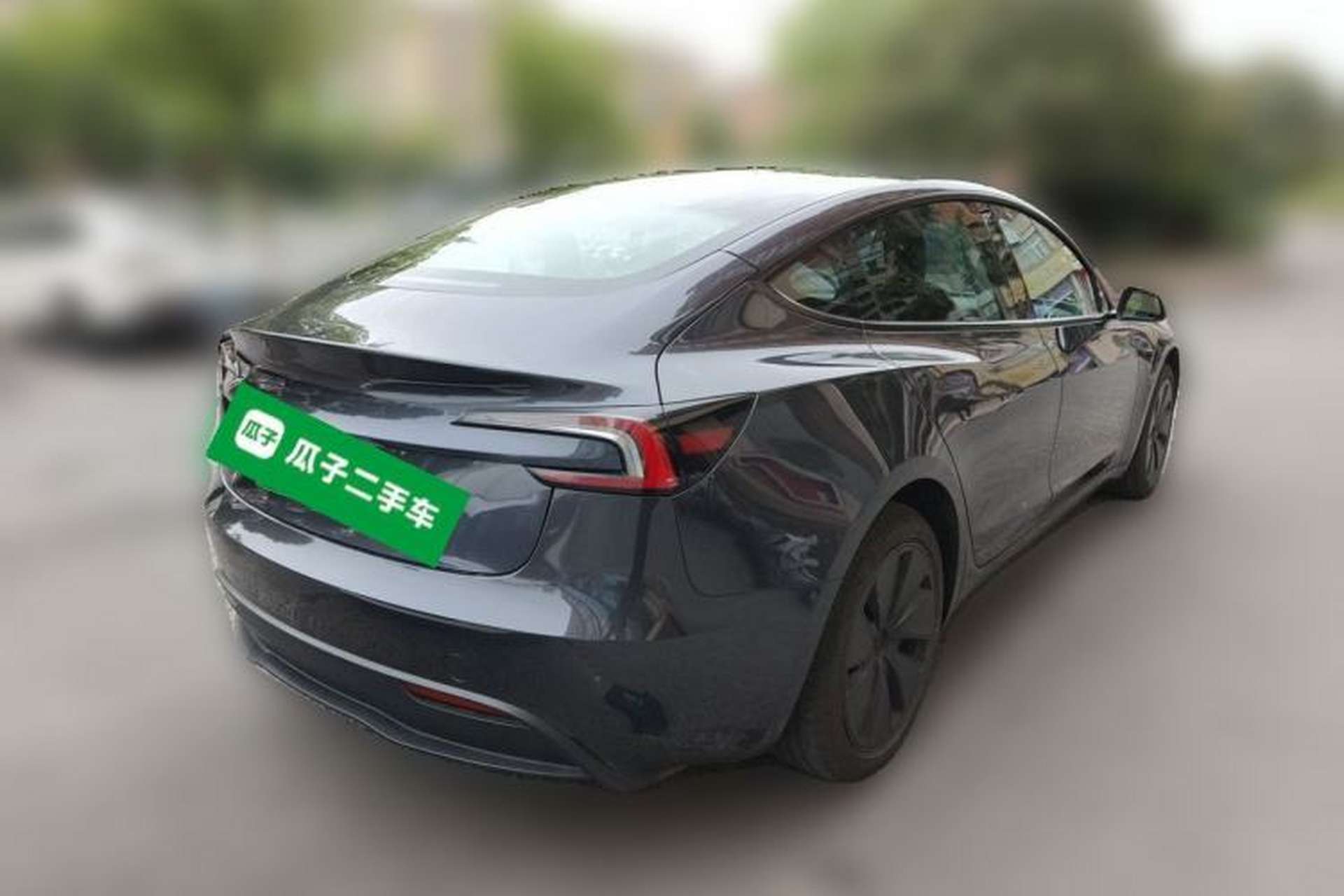 Used Tesla Model 3 2025 Model Revised Long-Range Rear-Wheel-Drive Version Rear Right 45 Deg