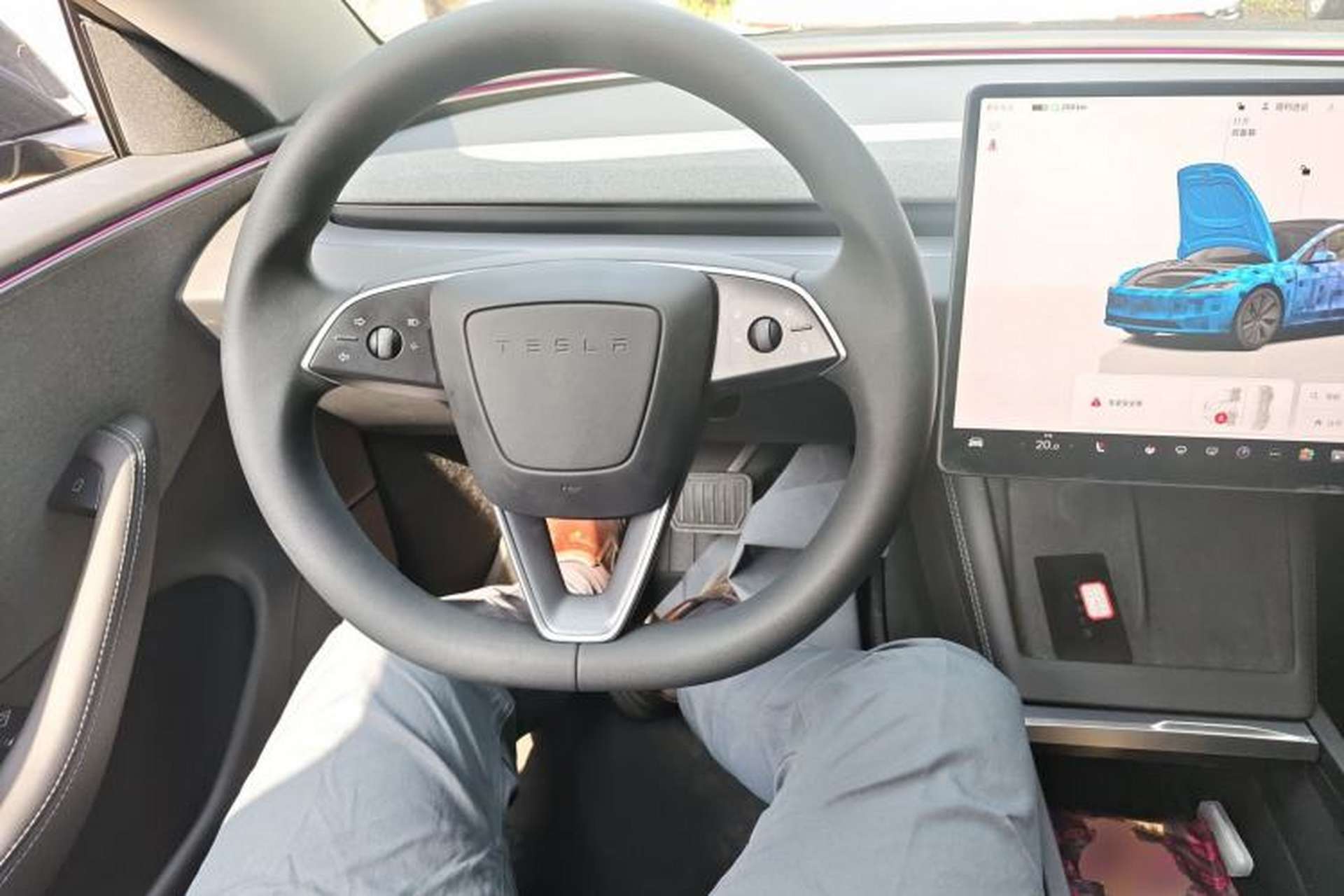 Used Tesla Model 3 2025 Rear-Wheel-Drive Version Steering Wheel