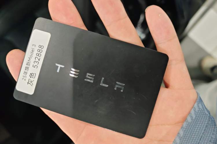 Used Tesla Model 3 2025 Rear-Wheel-Drive Version Vehicle Key
