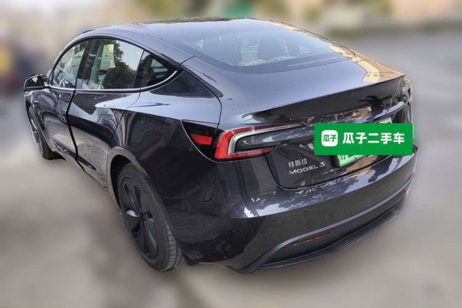 Used Tesla Model 3 2025 Rear-Wheel-Drive Version Rear Left 45 Deg