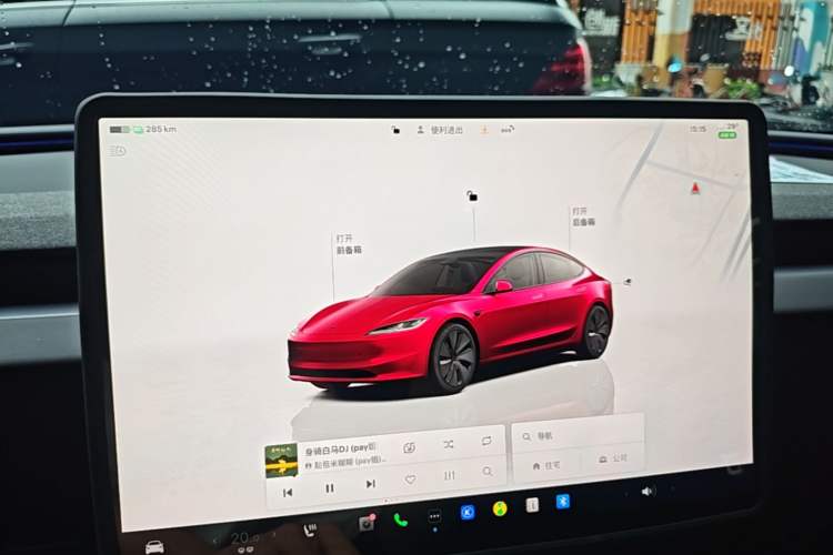 Used Tesla Model 3 2025 Model Revised Rear-Wheel-Drive Version Audio And AC Panel