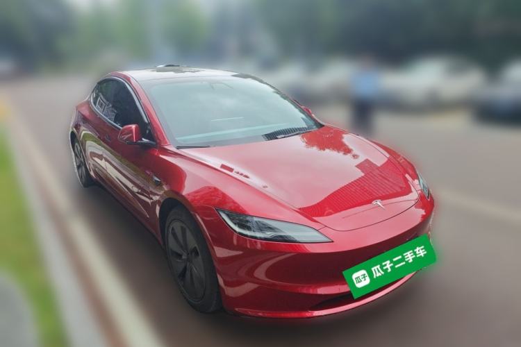 Used Tesla Model 3 2025 Long-Range All-Wheel-Drive Version Front Right 45 Deg