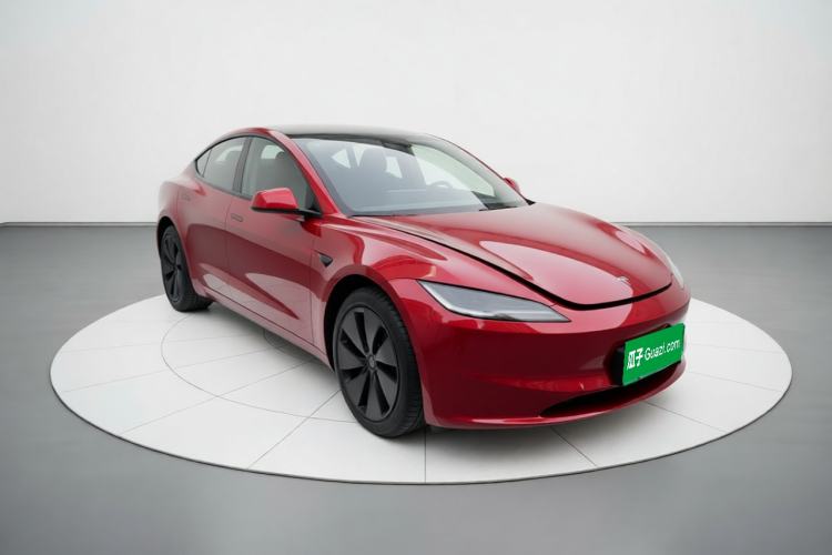 Used Tesla Model 3 2025 Model Long-Range Rear-Wheel-Drive Version Front Right 45 Deg