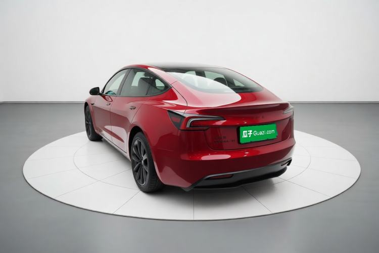 Used Tesla Model 3 2025 Model Long-Range Rear-Wheel-Drive Version Rear Left 45 Deg
