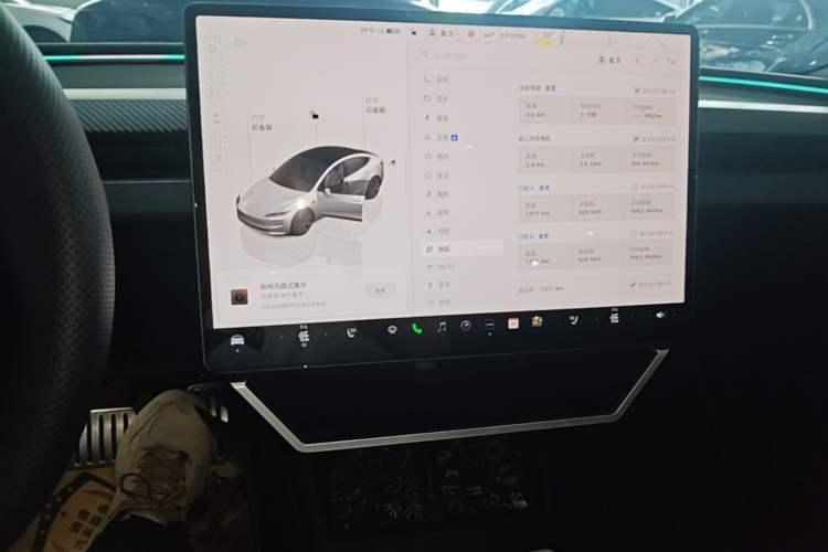 Used Tesla Model 3 2025 Model Revised Rear-Wheel-Drive Version Audio And AC Panel