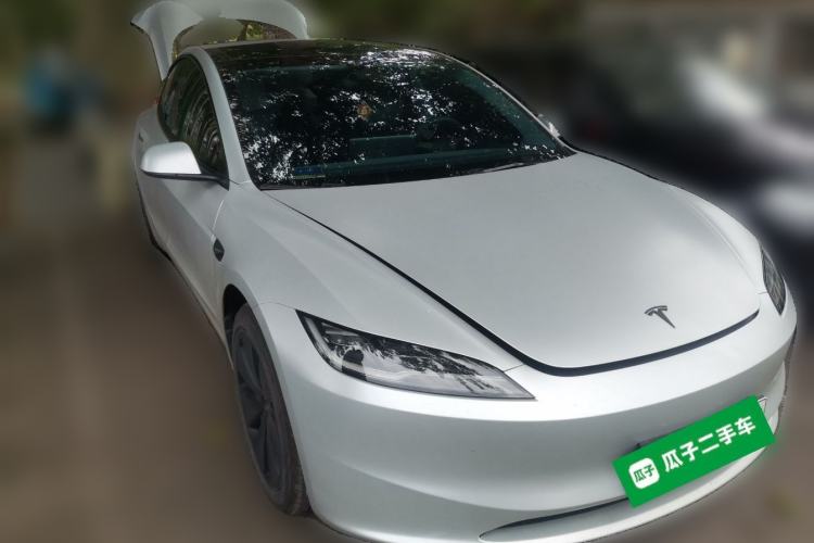 Used Tesla Model 3 2025 Model Revised Rear-Wheel-Drive Version Front Right 45 Deg