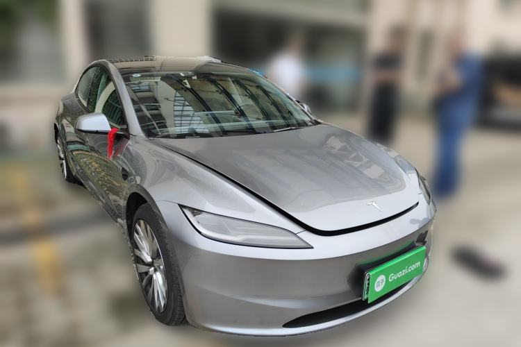Used Tesla Model 3 2025 Model Revised Long-Range Rear-Wheel-Drive Version Front Right 45 Deg