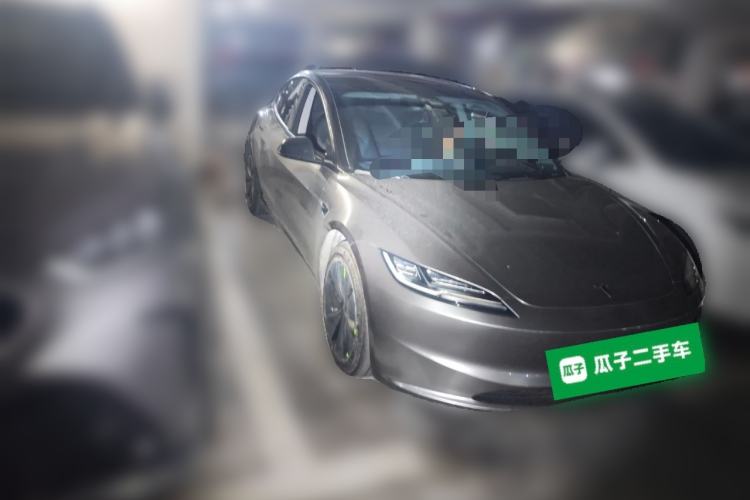 Used Tesla Model 3 2025 Long-Range All-Wheel-Drive Version Front Right 45 Deg