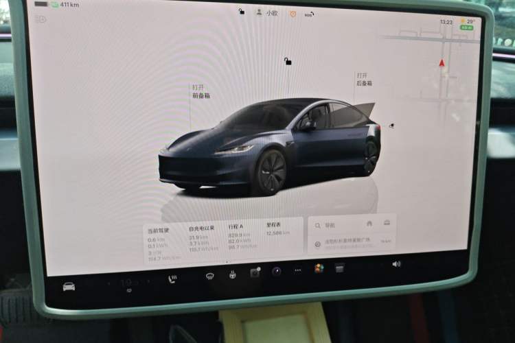 Used Tesla Model 3 2025 Model Revised Rear-Wheel-Drive Version Instrument Cluster