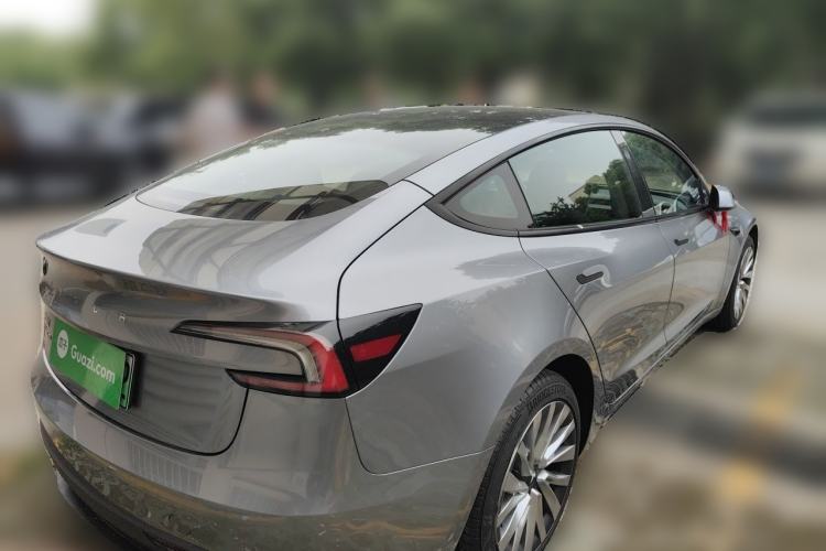 Used Tesla Model 3 2025 Model Revised Long-Range Rear-Wheel-Drive Version Rear Right 45 Deg