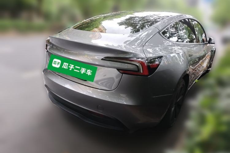 Used Tesla Model 3 2025 Model Long-Range Rear-Wheel-Drive Version Rear Right 45 Deg
