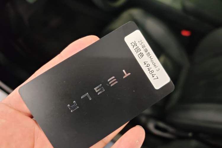 Used Tesla Model 3 2025 Rear-Wheel-Drive Version Vehicle Key