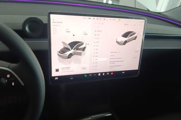 Used Tesla Model 3 2025 Model Revised Rear-Wheel-Drive Version Audio And AC Panel