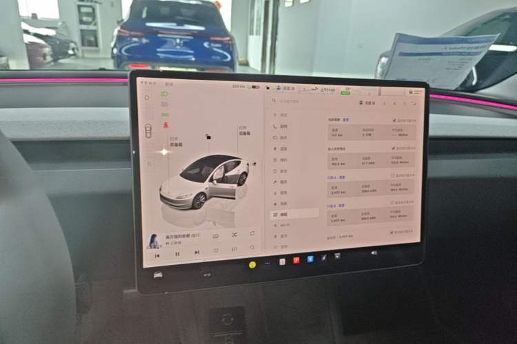 Used Tesla Model 3 2025 Model Revised Rear-Wheel-Drive Version Audio And AC Panel