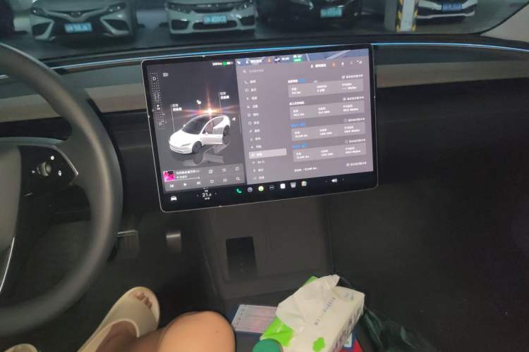Used Tesla Model 3 2025 Rear-Wheel-Drive Version Audio And AC Panel