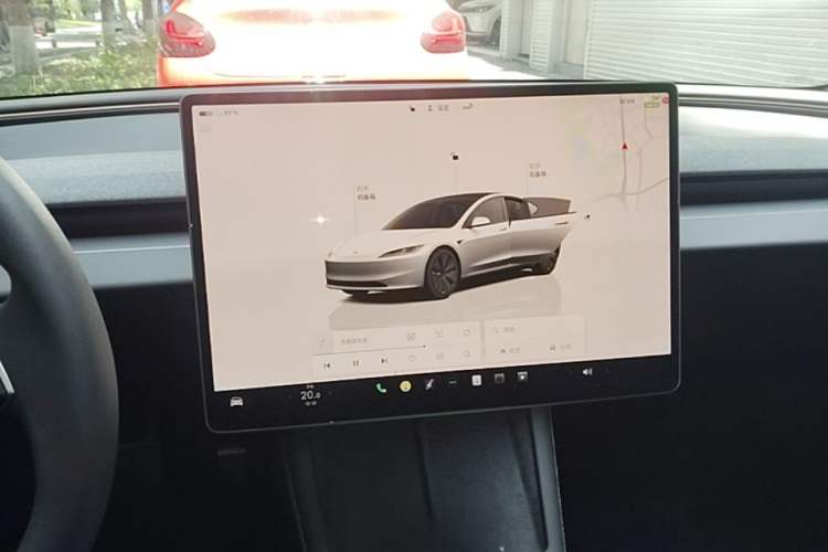 Used Tesla Model 3 2025 Rear-Wheel-Drive Version Audio And AC Panel