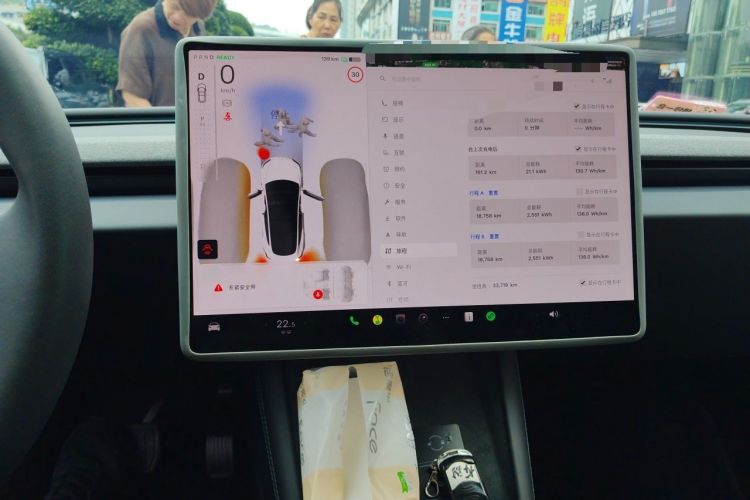 Used Tesla Model 3 2025 Model Revised Rear-Wheel-Drive Version Audio And AC Panel