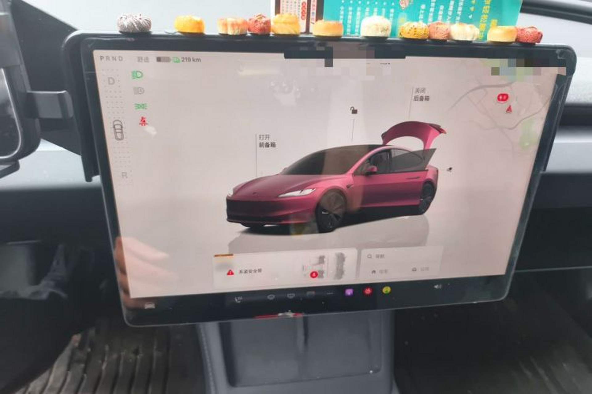 Used Tesla Model 3 2025 Model Long-Range Rear-Wheel-Drive Version Audio And AC Panel