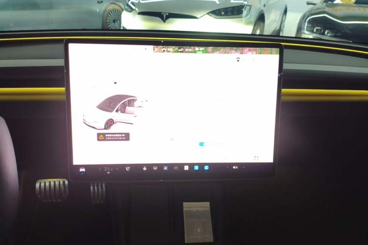 Used Tesla Model 3 2025 Model High-Performance All-Wheel-Drive Version Audio And AC Panel