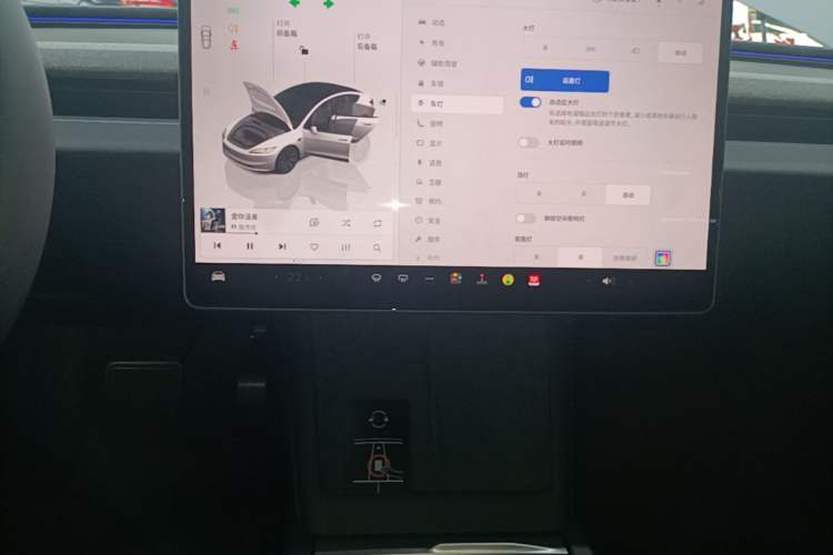 Used Tesla Model 3 2025 Model Revised Rear-Wheel-Drive Version Audio And AC Panel