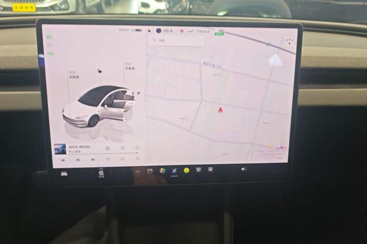 Used Tesla Model 3 2025 Rear-Wheel-Drive Version Audio And AC Panel