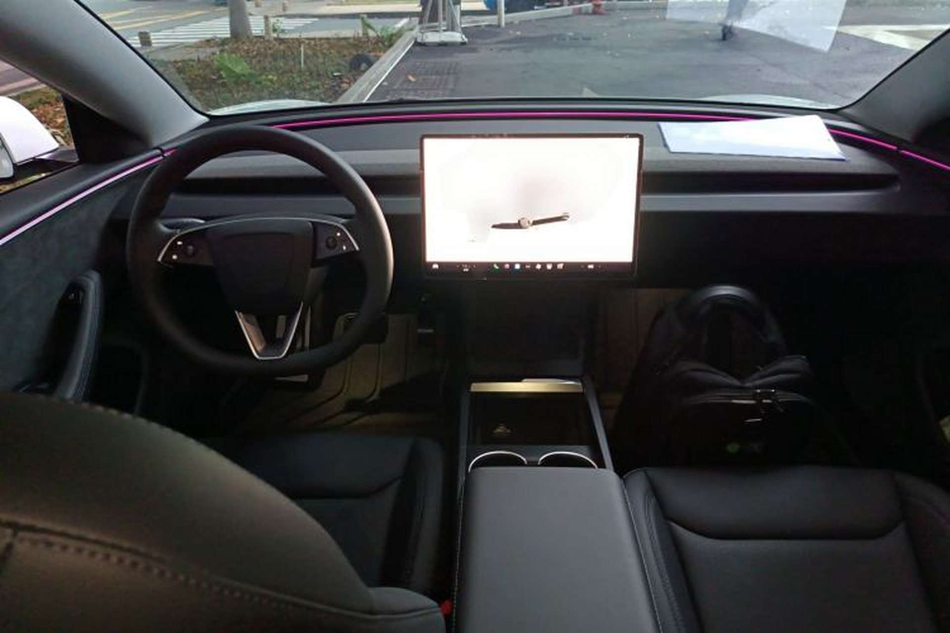 Used Tesla Model 3 2025 Model Revised Long-Range All-Wheel-Drive Version Center Console