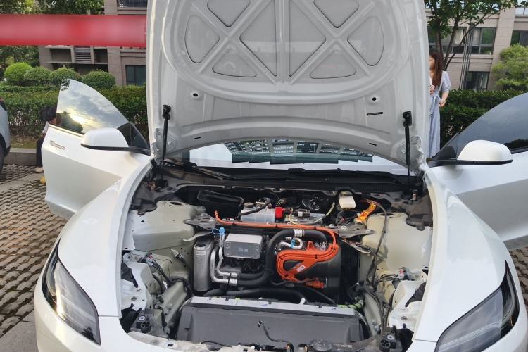 Used Tesla Model 3 2025 Rear-Wheel-Drive Version Engine Bay