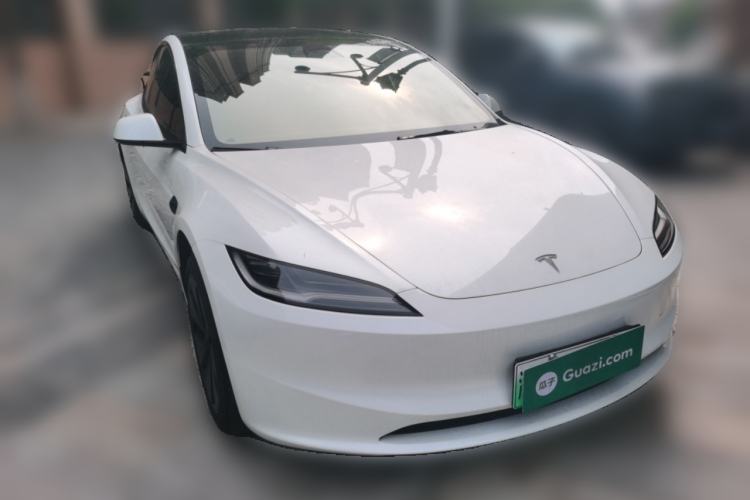 Used Tesla Model 3 2025 Model Long-Range Rear-Wheel-Drive Version Front Right 45 Deg