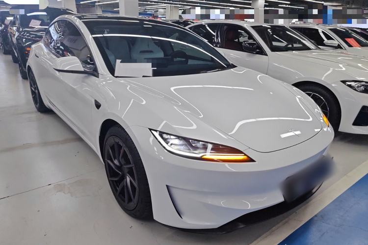 Used Tesla Model 3 2025 Model High-Performance All-Wheel-Drive Version Front Right 45 Deg