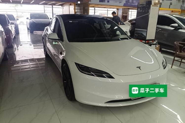 Used Tesla Model 3 2025 Model Revised Rear-Wheel-Drive Version Front Right 45 Deg