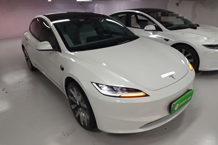 Used Tesla Model 3 2025 Model Revised Long-Range Rear-Wheel-Drive Version Front Right 45 Deg