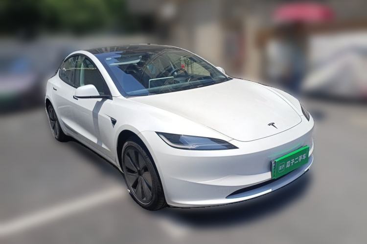 Used Tesla Model 3 2025 Model Revised Rear-Wheel-Drive Version Front Right 45 Deg
