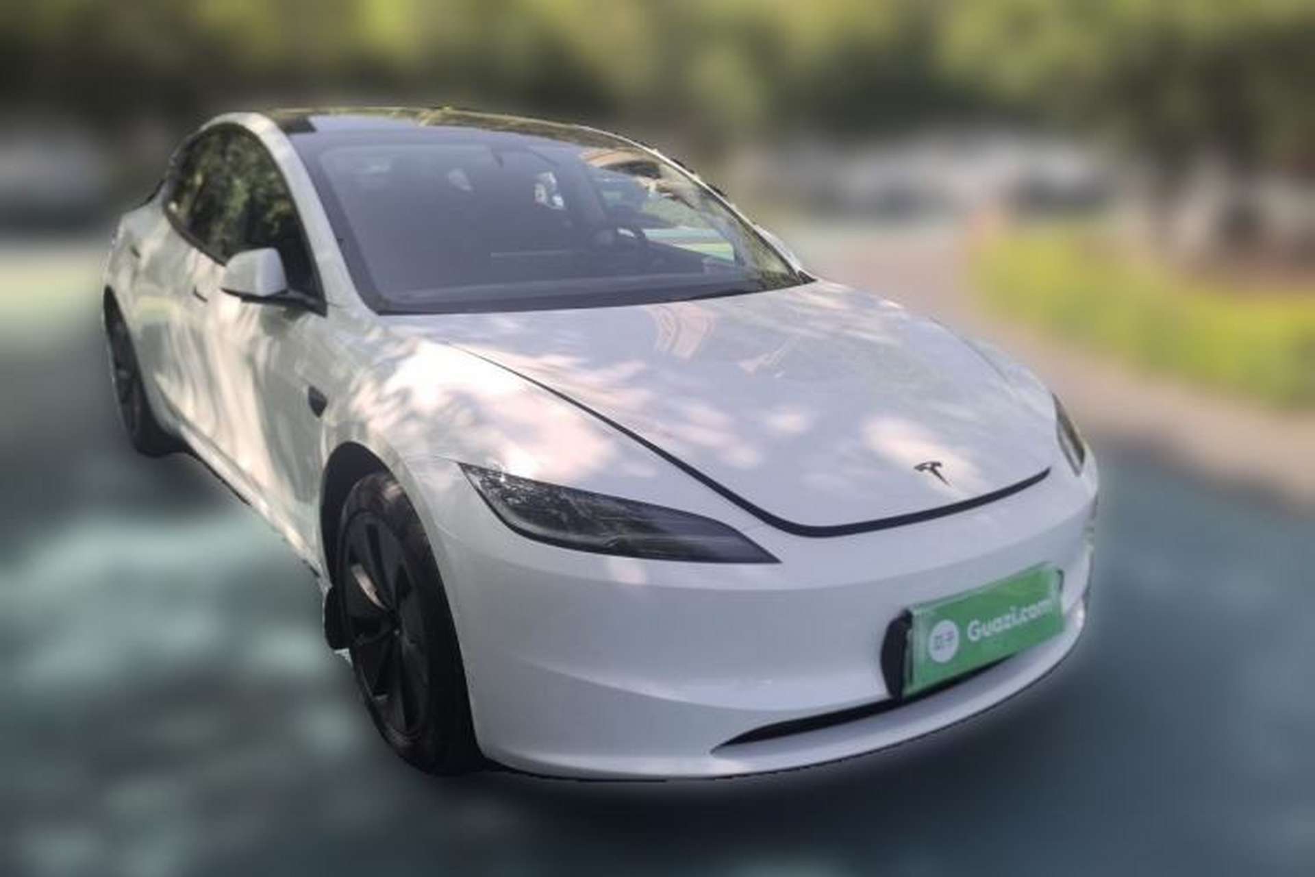 Used Tesla Model 3 2025 Model Revised Long-Range Rear-Wheel-Drive Version Front Right 45 Deg