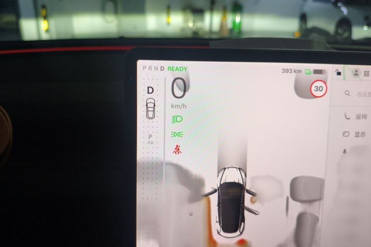 Used Tesla Model 3 2025 Model Revised High-Performance All-Wheel-Drive Version Instrument Cluster