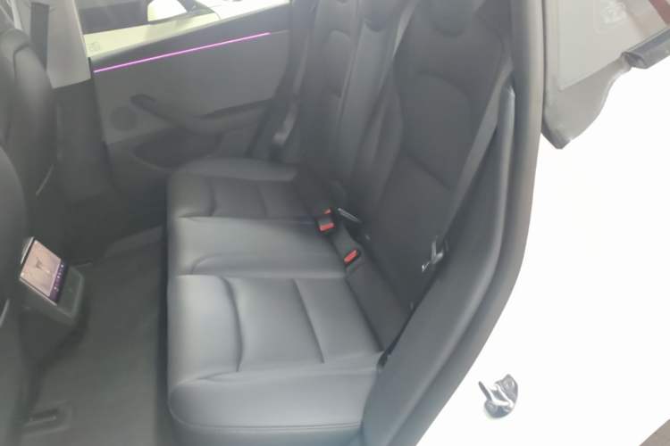 Used Tesla Model 3 2025 Model Revised Long-Range Rear-Wheel-Drive Version Left Rear Seat