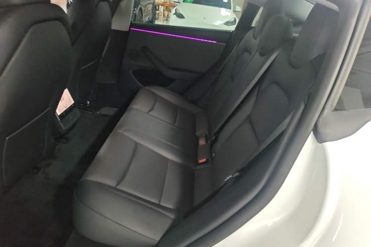 Used Tesla Model 3 2025 Model Revised Long-Range Rear-Wheel-Drive Version Left Rear Seat