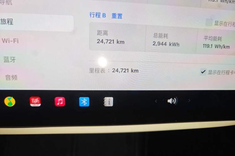 Used Tesla Model 3 2025 Rear-Wheel-Drive Version Odometer Close Up