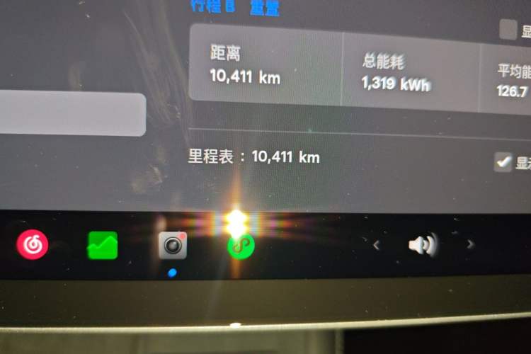 Used Tesla Model 3 2025 Rear-Wheel-Drive Version Odometer Close Up