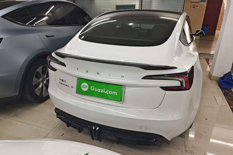 Used Tesla Model 3 2025 Model Revised Long-Range All-Wheel-Drive Version Rear