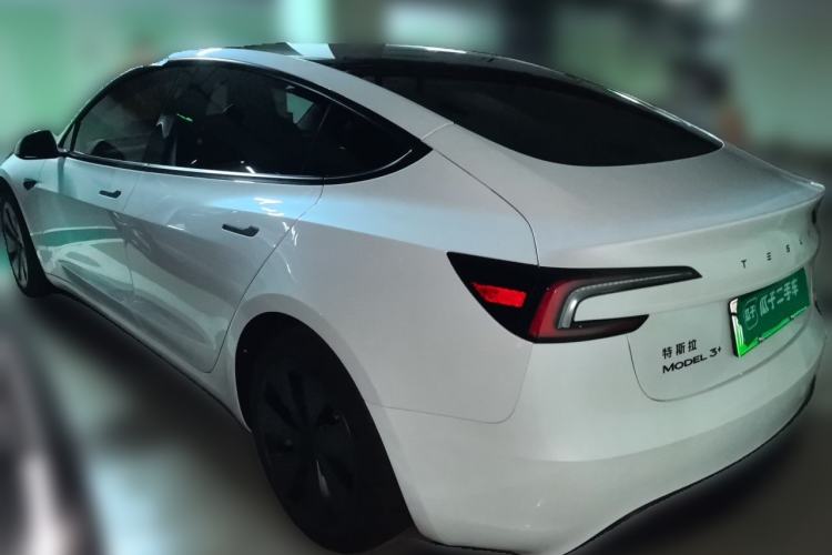 Used Tesla Model 3 2025 Model Revised Long-Range Rear-Wheel-Drive Version Rear Left 45 Deg
