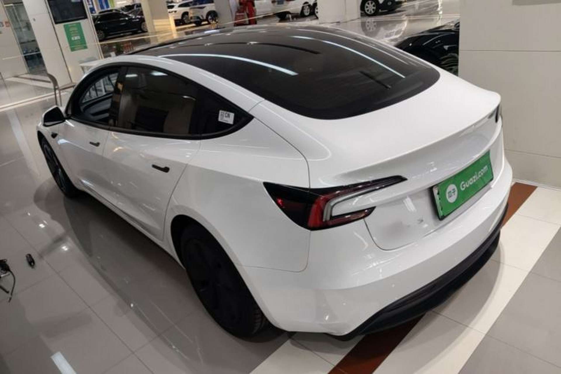 Used Tesla Model 3 2025 Model Long-Range Rear-Wheel-Drive Version Rear Left 45 Deg