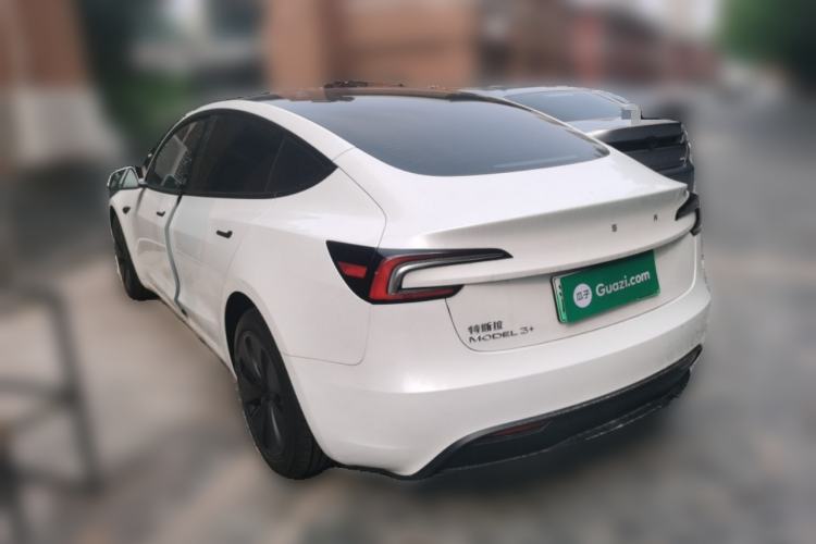 Used Tesla Model 3 2025 Model Long-Range Rear-Wheel-Drive Version Rear Left 45 Deg